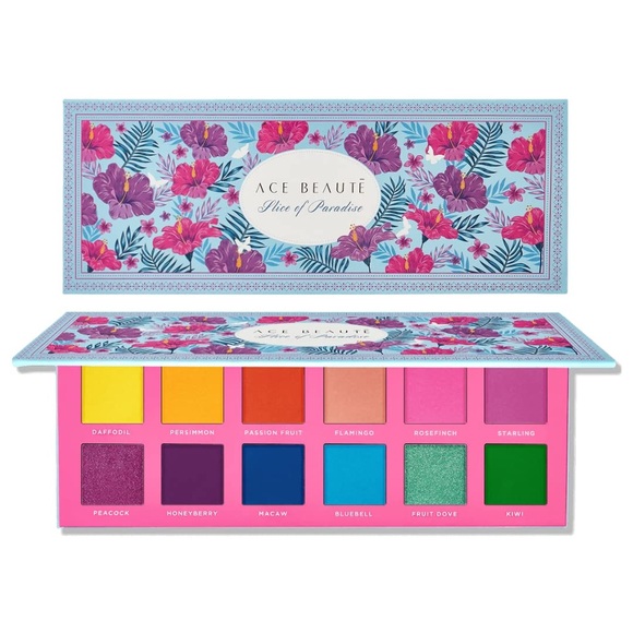 Ace Beaute Slice of Paradise Eyeshadow Palette Colourful Eyeshadow - Picture 2 of 6